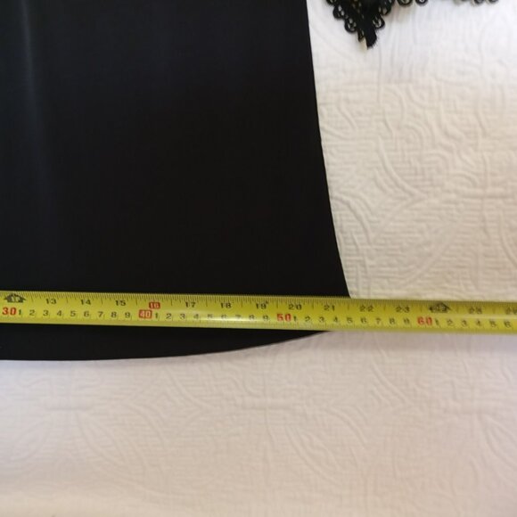 Michael Kors Black Bell Sleeve Dress XS Lace Detail Polyester Blend MSRP $125 - Picture 11 of 12